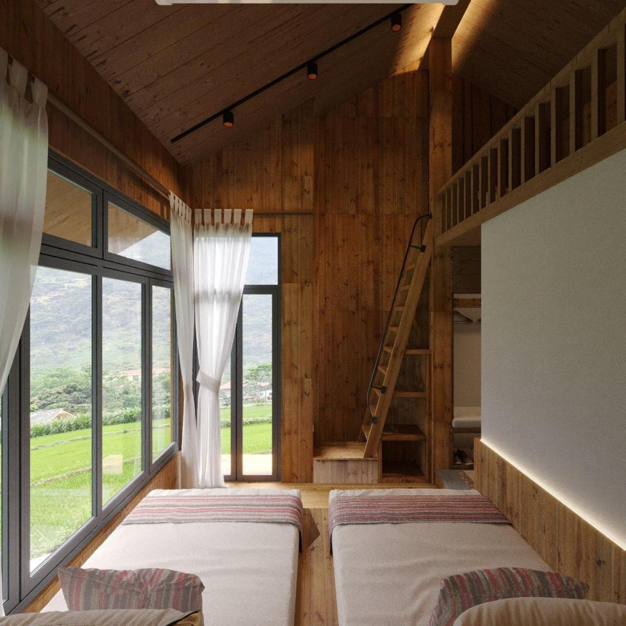 Chien'S Lodge Du Gia Làng Cac Екстериор снимка