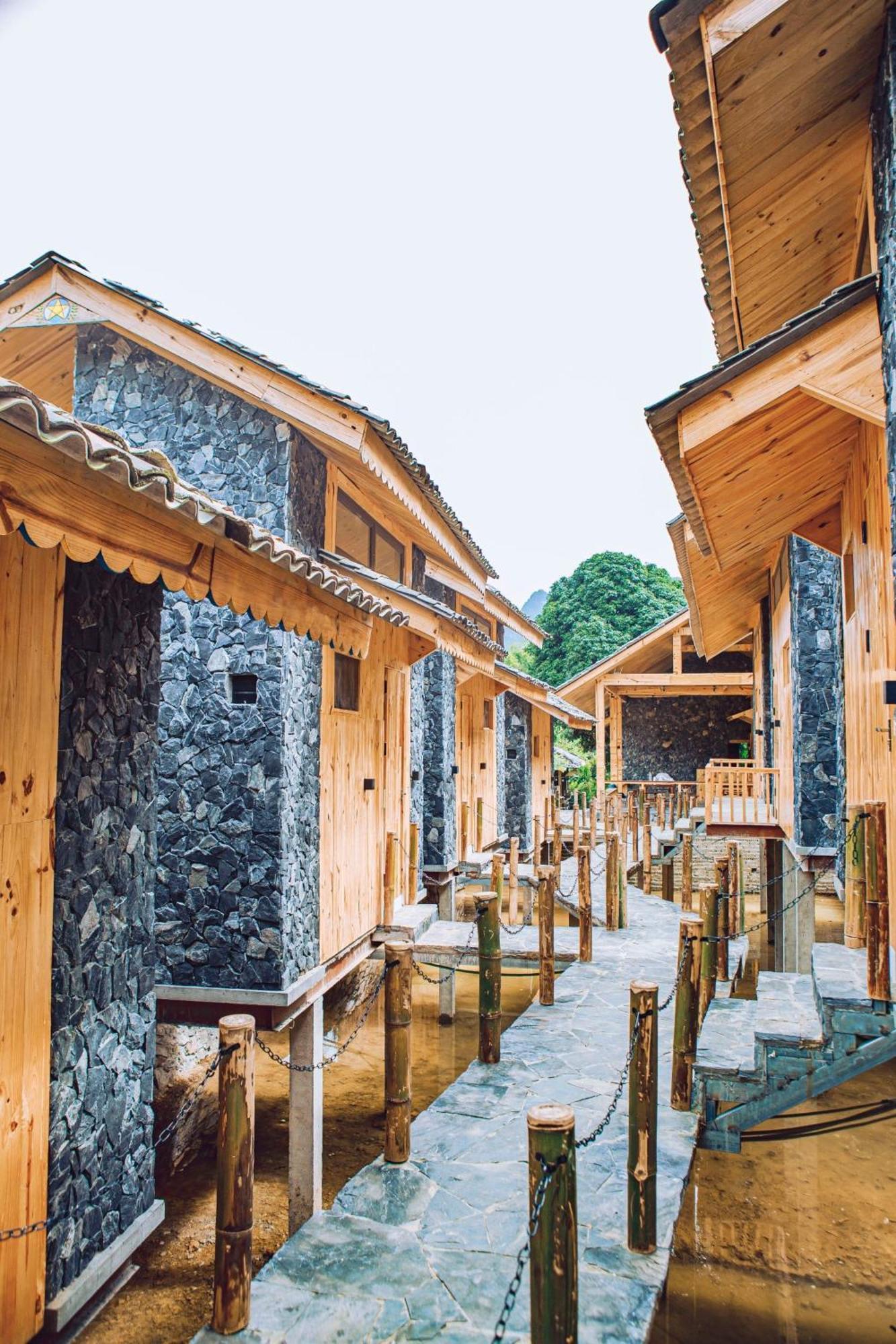 Chien'S Lodge Du Gia Làng Cac Екстериор снимка